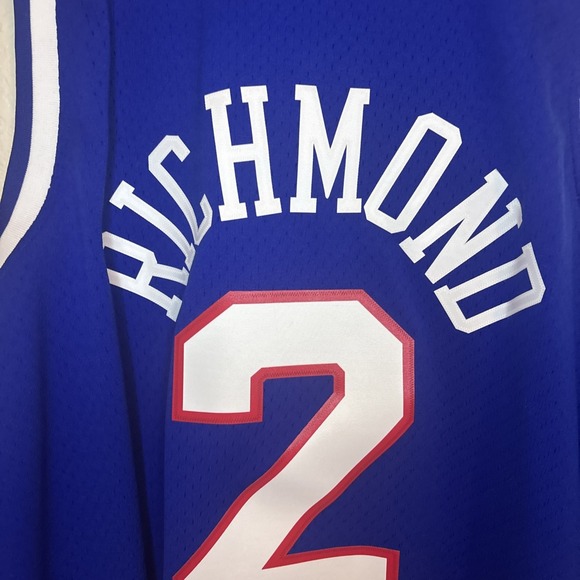 NWT Mitch Richmond Sacramento Kings 92-93 Mitchell & Ness Swingman Jersey Men 4X - Picture 12 of 16